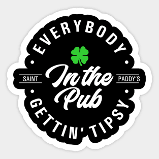 St Paddys - In the Pub Sticker